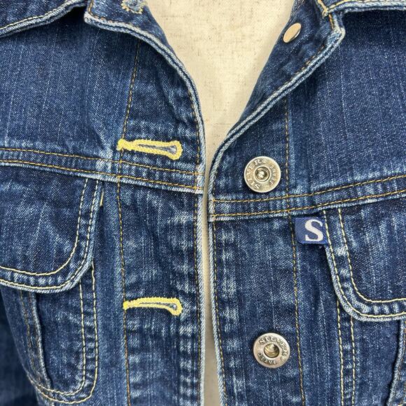 Silver Clothing Company Jean Jacket Size Small Petite Made in Canada - Picture 5 of 12